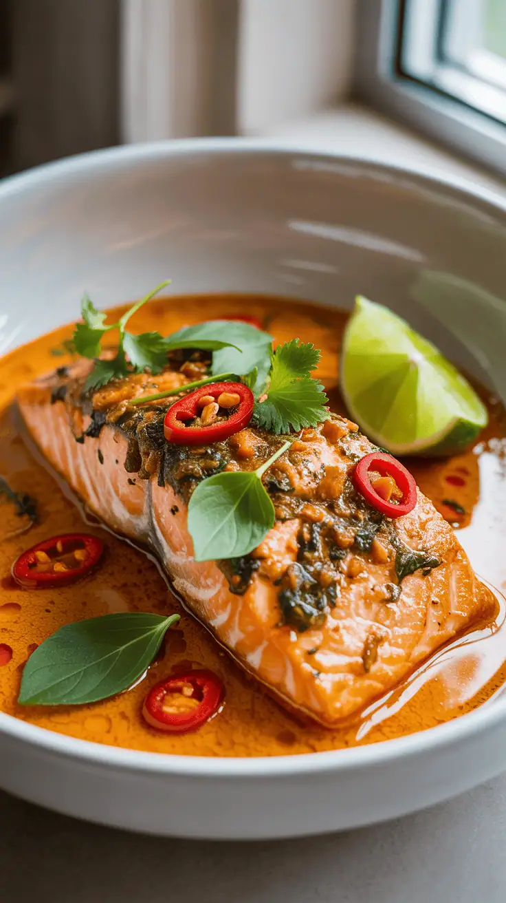 Coconut Curry Salmon