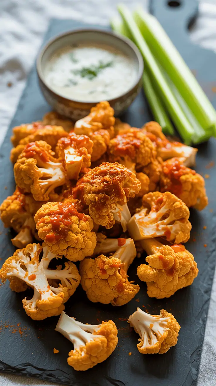 Spicy Cauliflower "Wings"