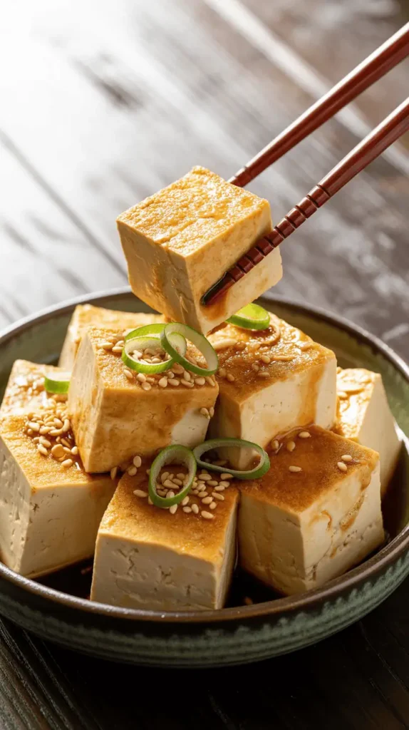 Crispy Air Fryer Tofu Cubes