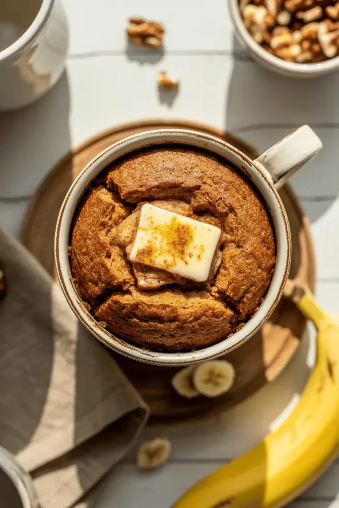 Air Fryer Banana Bread Mug Cake