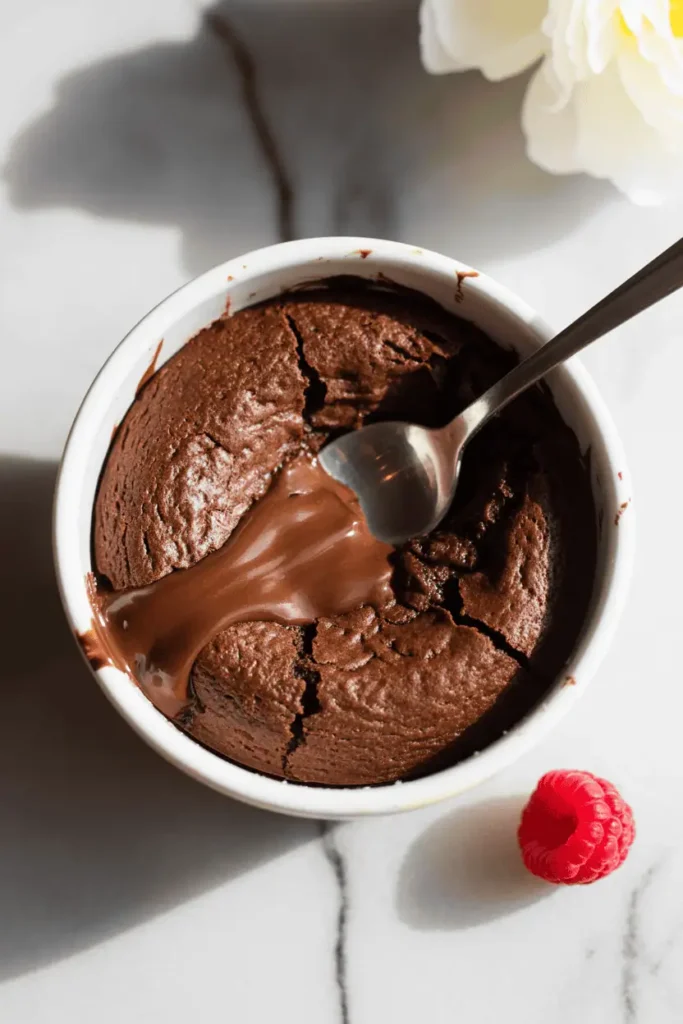 Air Fryer Molten Chocolate Lava Cakes