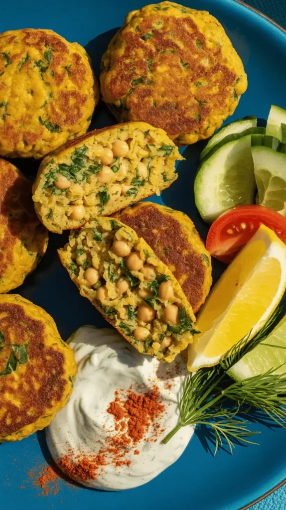Mediterranean Chickpea Fritters