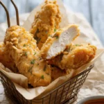 Crispy Parmesan Crusted Chicken Tenders