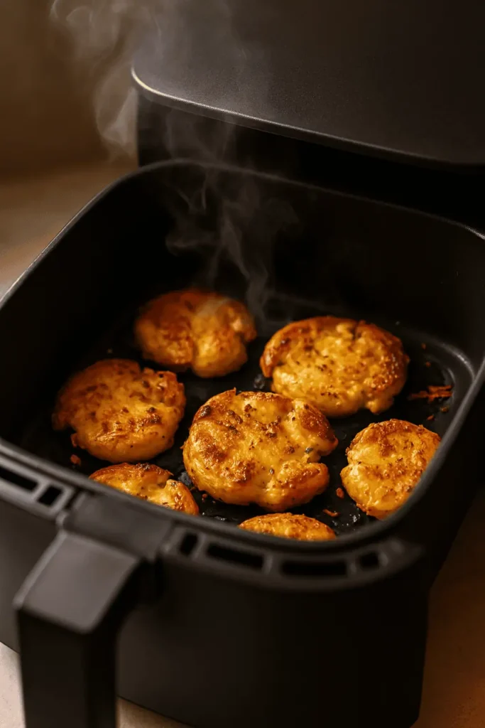 Air fry – Arrange the potatoes in a single layer in your air fryer basket. Air fry at 390°F for 15 minutes, flipping halfway through if desired, until crispy and golden.