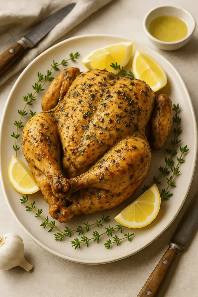 7. Rest for 10–15 minutes before carving.
Expert Tip: During resting, the temperature will climb a few degrees, and juices will redistribute—cutting too soon might make the meat dry on the board.