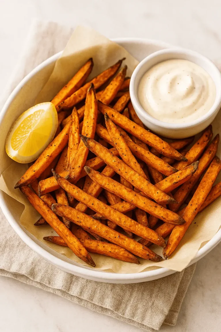 Sweet Potato Fries That Actually Get Crispy (Air Fryer Recipe)