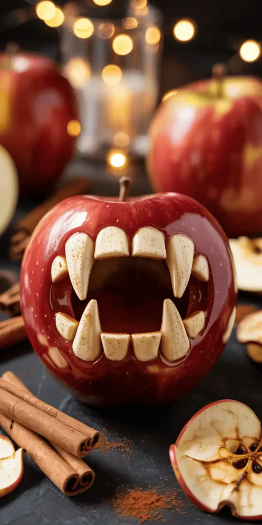 Vampire Fang Apple Chips