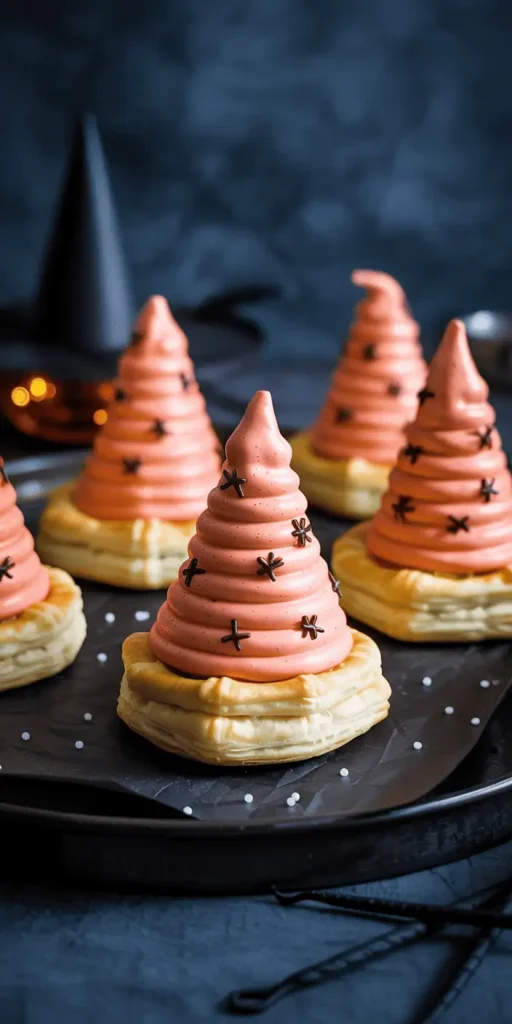 Witch’s Hat Puff Pastries