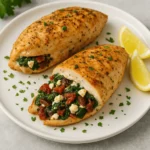 7️⃣ Rest & serve. Let the chicken rest for a few minutes before slicing to keep it juicy. Serve warm with a squeeze of lemon if you like.