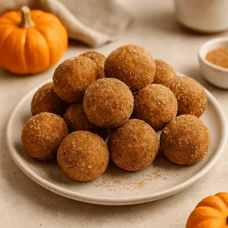 Air Fryer Pumpkin Spice Donut Holes