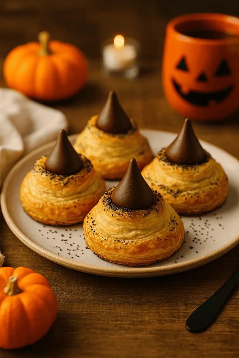 🧙♀️ Witch’s Hat Puff Pastries