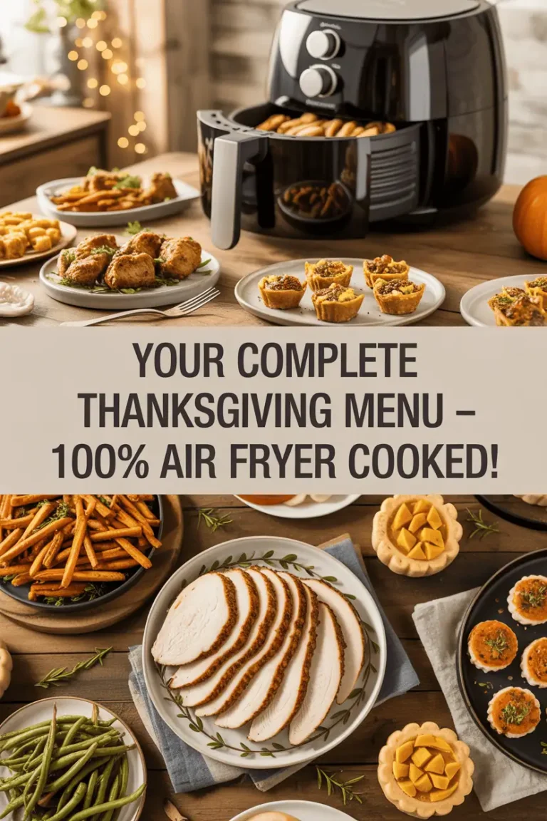 Your Complete Thanksgiving Menu — Cooked 100% in the Air Fryer