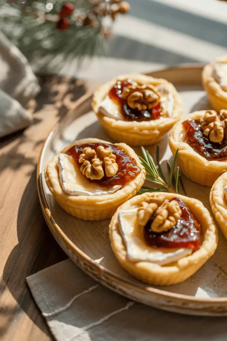 Brie Fig Jam Tartlets