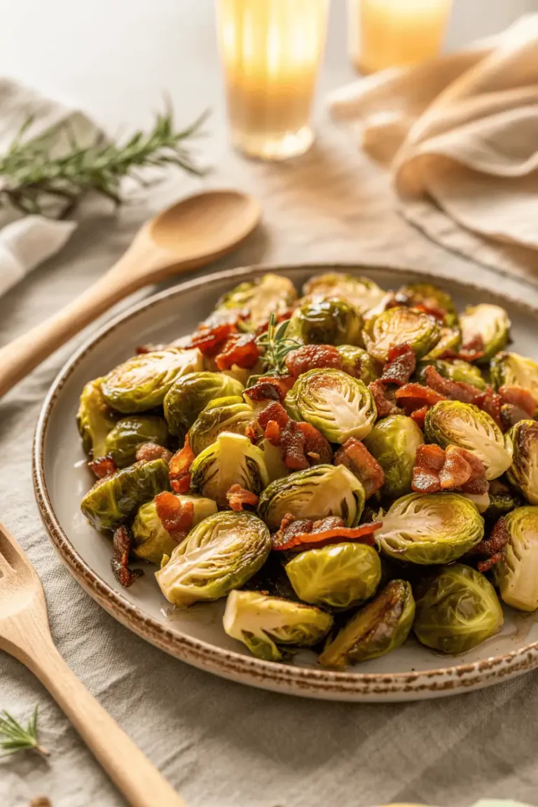 Maple Bacon Brussels Sprouts