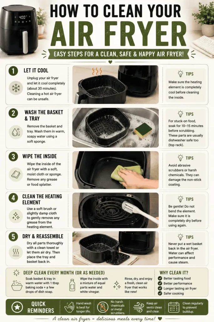 How to Clean an Air Fryer