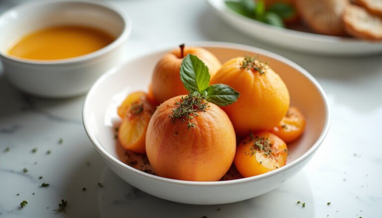 Air Fryer Peaches