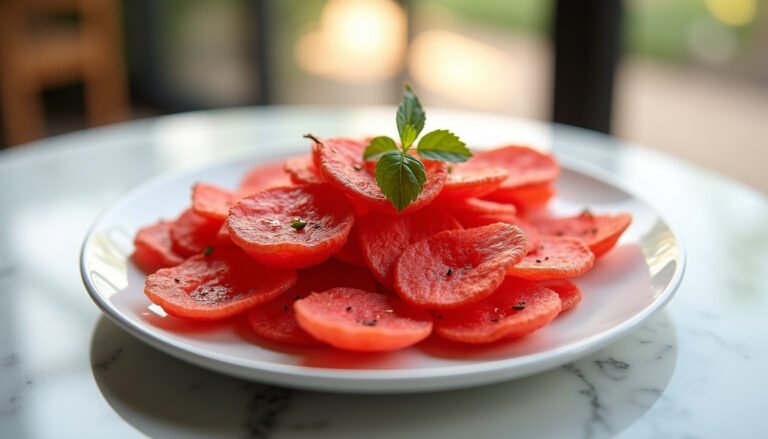Air Fryer Watermelon Chips