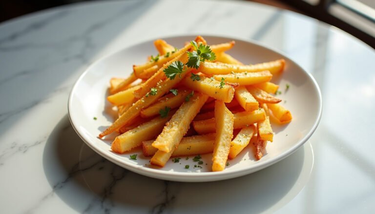 Air Fryer Garlic Parmesan Fries
