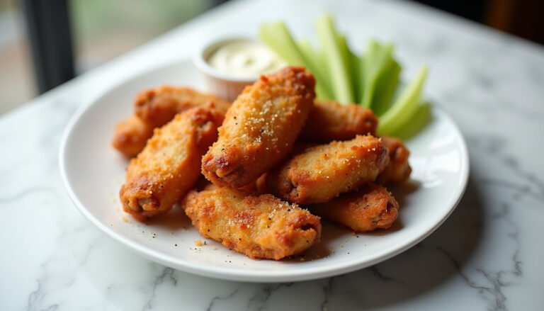 Air Fryer Garlic Parmesan Wings