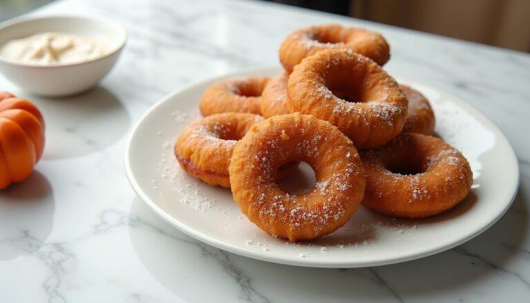 Air Fryer Pumpkin Spice Donuts