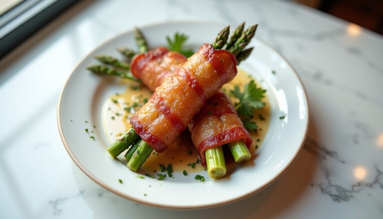 Air Fryer Bacon Wrapped Asparagus