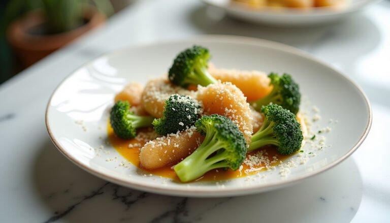Air Fryer Broccoli with Parmesan