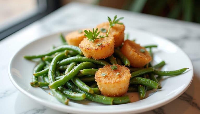 Air Fryer Parmesan Green Beans