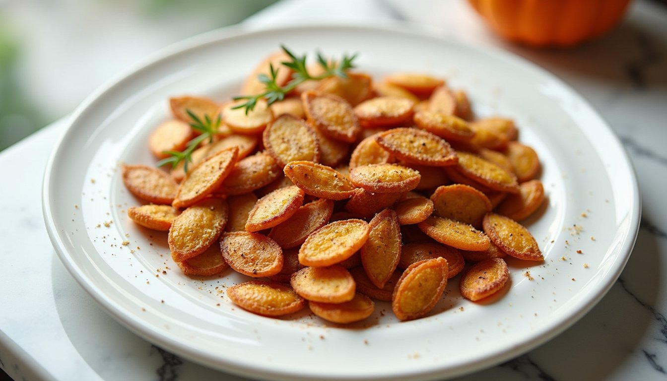 Air Fryer Pumpkin Seeds (Spiced)